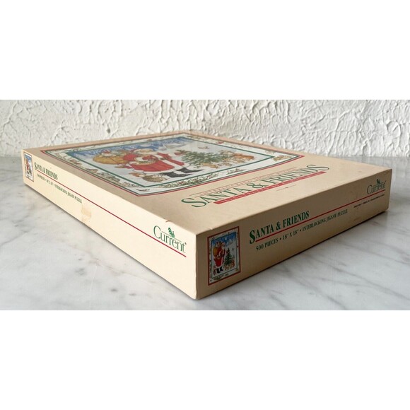 Santa & Friends Current Inc Vintage 500 Piece Christmas Holiday Puzzle-Complete - Picture 5 of 7